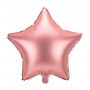 Globo Estrella Oro Rosado 48 cm