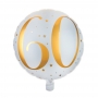 Globo Foil 60 años Oro 35 cm