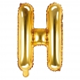 Globo Foil Letra H Dorado 35 cm
