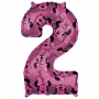 Globo Foil Nº 2 Rosa Minnie 66 cm