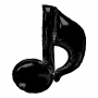 Globo Foil Nota Musical 88 cm
