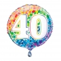 Globo Nº 40 Rainbow 45 cm