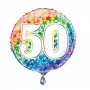 Globo Nº 50 Rainbow 45 cm