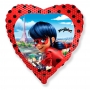 Globo Ladybug  Corazón 45 cm