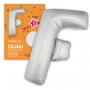 Globo Letra F Plateado 1 Metro
