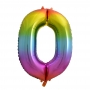 Globo Nº 0 Rainbow 86 cm