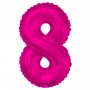 Globo Nº 8 Rosa 83 cm
