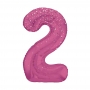 Globo Nº2 Rosa 86cm