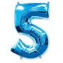 Globo Nº5 Azul 1m