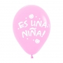 Pack de 10 globos de Nacimiento niña