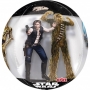 Globo forma de Balón Star Wars 40 cm