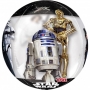 Globo forma de Balón Star Wars 40 cm
