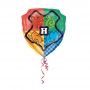 Globo Foil Escudo Hogwarts Harry Potter 68 cm