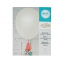 Pack 3 Globos Gigantes Color Blanco 90 cm