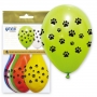 Globos Huellas de Perro 6 unidades