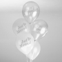 Globos Just Married Perla y Plata
