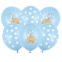 Pack 6 Globos Látex Elefante Azul