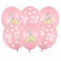 Pack 6 Globos Látex Elefante Rosa