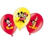 Globos Mickey Mouse 6 unidades