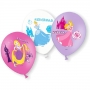 Globos Princesas Disney 6 Unidades