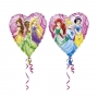 Globo princesas disney forma corazón