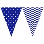 Guirnalda Blue Chevron