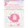 Guirnalda Baby Shower Elefante Rosa