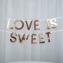 Guirnalda Love is Sweet Oro Rosado