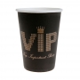 Juego 10 Vasos Negros VIP 220 ml