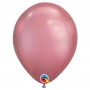 Juego 25 Globos Chrome Malva