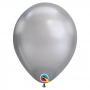 Juego 25 Globos Chrome Plateados