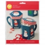 Juego 3 Cajas para Dulces Taza Navidad