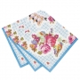 Juego 40 Mini Servilletas Vintage Floral