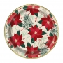 Juego 8 Platos Flor de Pascua 22 cm