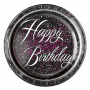 Juego 8 Platos Happy Birthday Rosa 22cm