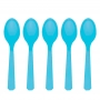Juego de 10 Cucharas de Plástico Azules