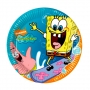 Juego de 10 Platos Bob Esponja 19cm