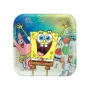 Juego de 10 Platos Bob Esponja 23cm