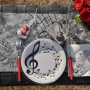 Juego de 10 Platos Música