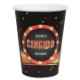 Juego de 10 Vasos Negros Cinema