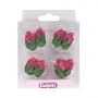 Juego de 12 decoraciones Red Roses