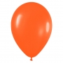 Juego de 12 Globos Naranja Mate 30 cm