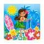 Juego de 16 Servilletas Hawai
