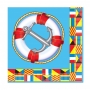 Juego de 16 Servilletas Nautical