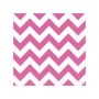 Juego de 20 Servilletas Chevron Rosa