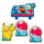 Juego de 4 Velas Pokémon
