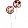 Juego de 6 pajitas de Mickey Mouse