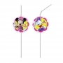 Juego de 6 Pajitas Minnie Happy