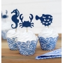 Juego de 6 wrappers para Cupcakes Ahoy