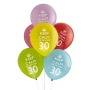 Juego de 8 globos 30 años